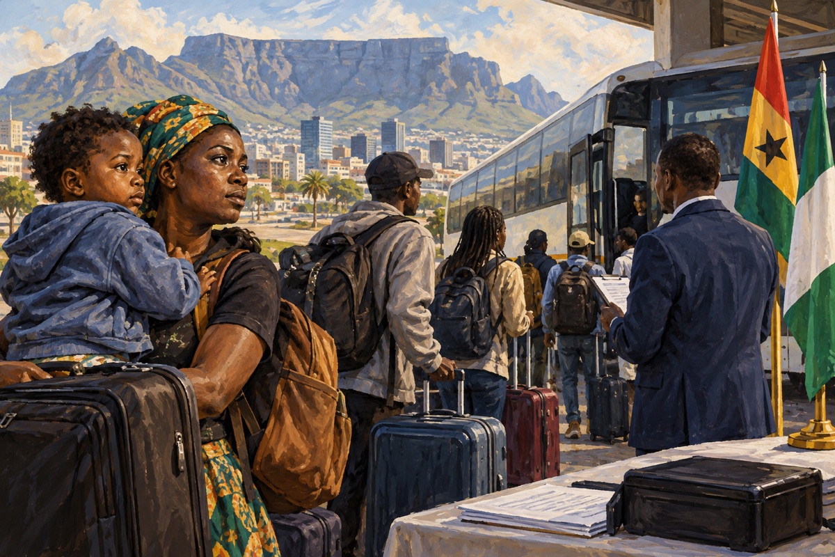 Editorial illustration: South Africa’s migrant crisis puts consular protection under scrutiny