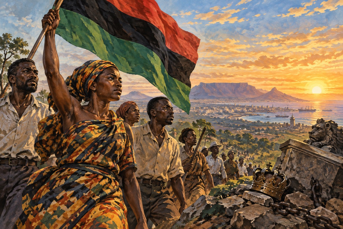 Editorial illustration: The Africa Advantage, Part 3: the struggle for African liberation