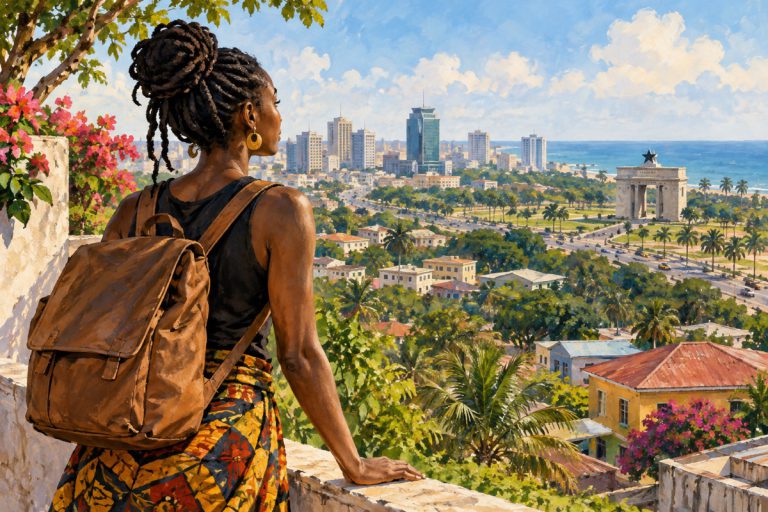 Editorial illustration: Black Britons choosing Ghana: a different kind of return