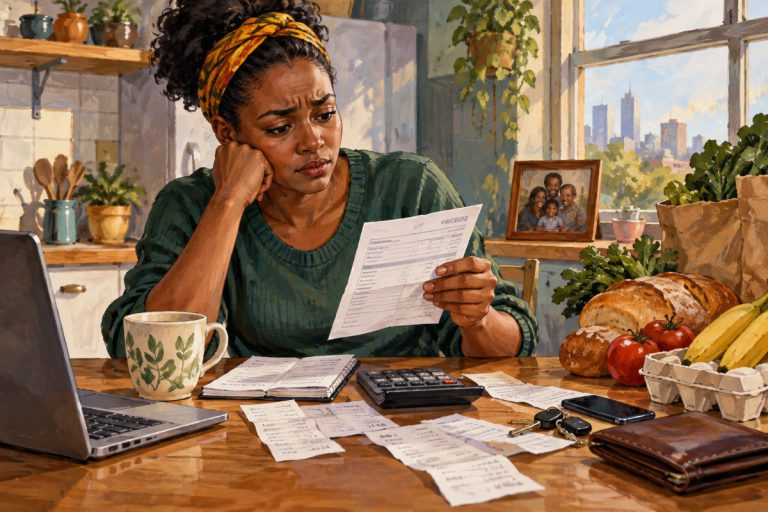 Editorial illustration: Why a higher salary can still leave you feeling poorer