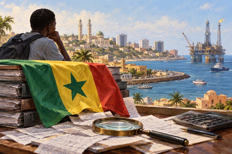 Editorial illustration: Senegal’s debt controversy: what happened to the public accounts?